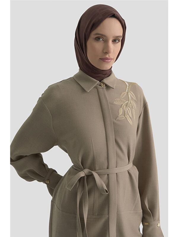 ARMİNE Pensli Tunik 25K4951 Latte