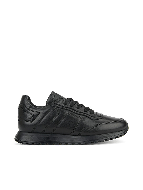 Ziya Ayakkabı Erkek Hakiki Deri Sneaker 1631026Z113 Siyah