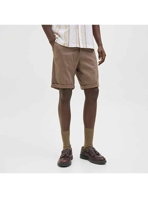 Jack & Jones Bowie Solid Erkek Kahverengi Şort