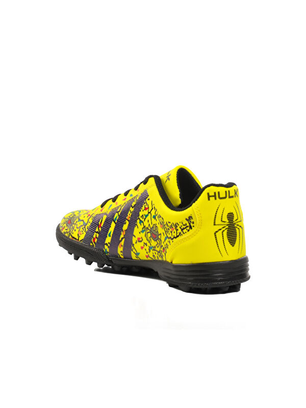 Örümcek Desenli Sarı Çocuk Halı Saha Ayakkabısı - Görsel 5