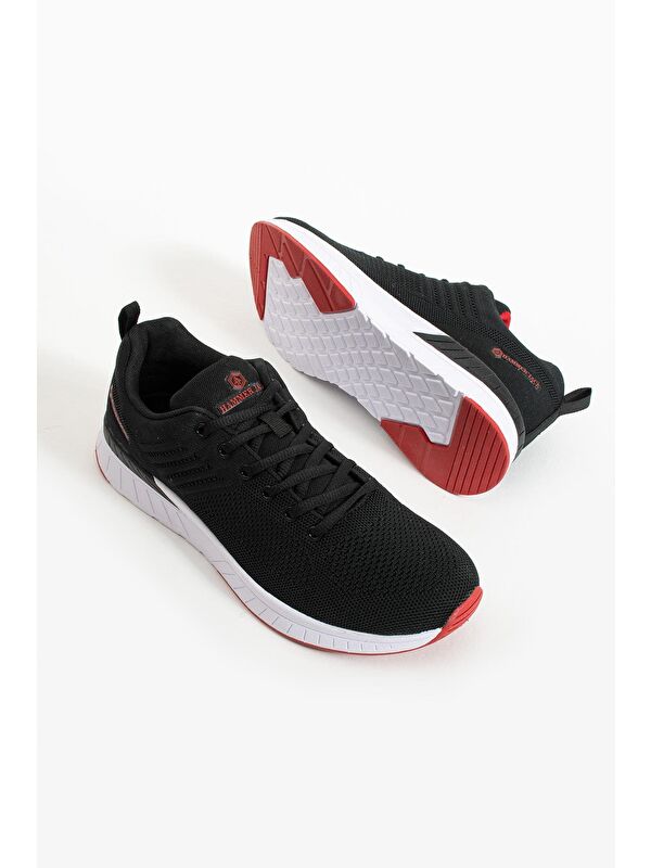 Manaus Siyah Kırmızı Erkek Spor Ayakkabı - Görsel 3