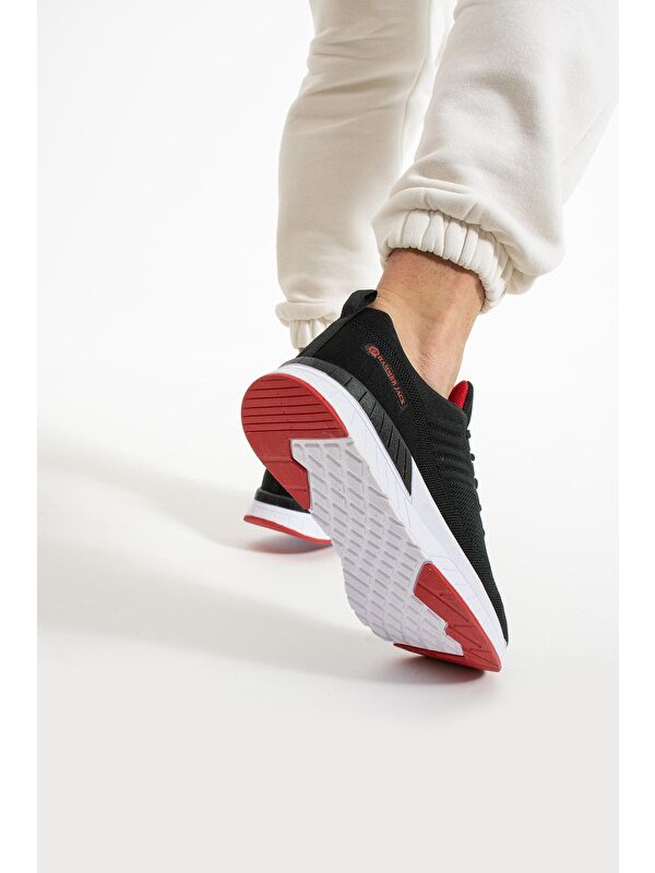 Manaus Siyah Kırmızı Erkek Spor Ayakkabı - Görsel 5
