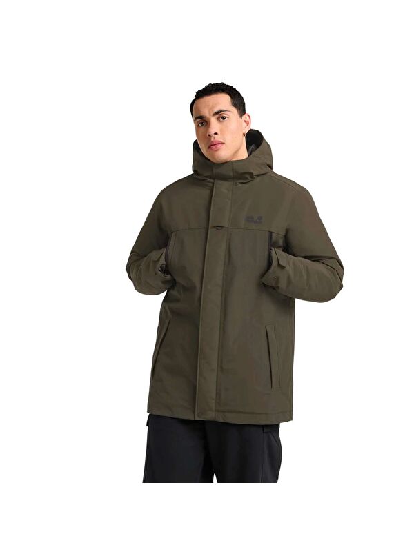 Jack Wolfskin Glacier Shield Erkek Yeşil Outdoor Mont