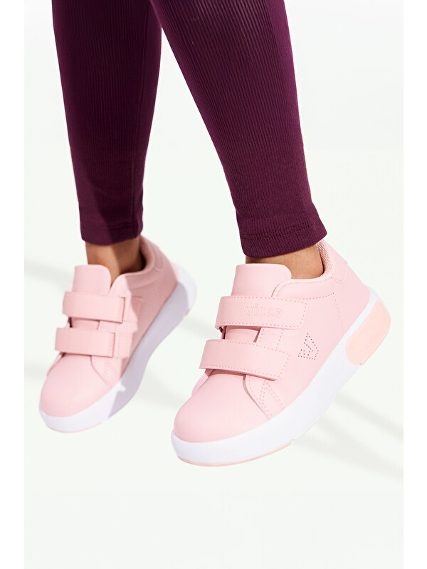 Vicco Oyo II Işıklı Kız Okul Öncesi Pudra Sneaker