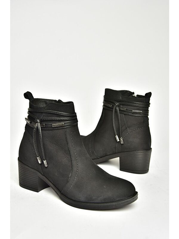 T5557033 Siyah Kadın Bot - Görsel 6