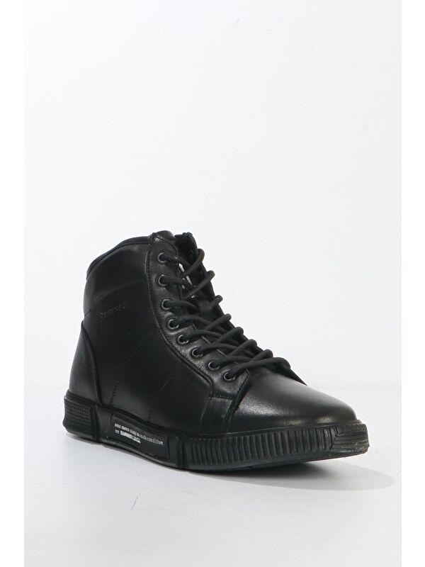 Erbos Hakiki Deri Siyah Outdoor Erkek Bot - Görsel 3