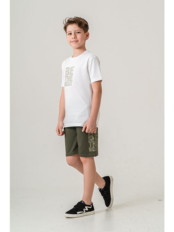 Mışıl Kids Be The Best Baskılı  Erkek Çocuk Şort - Tişört Takımı