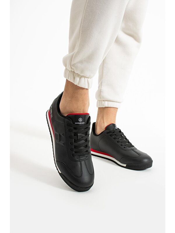 Pico Siyah Kırmızı Erkek Ayakkabı - Görsel 4