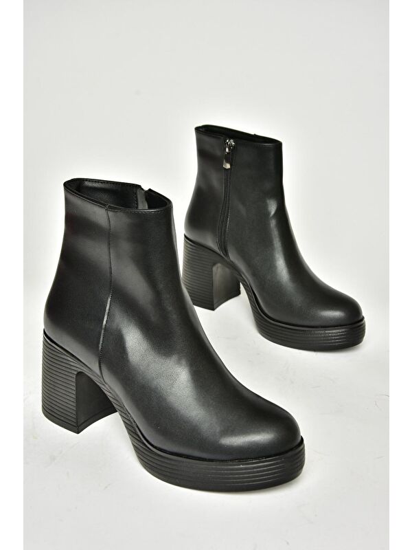 T8201974 Siyah Kadın Bot - Görsel 4
