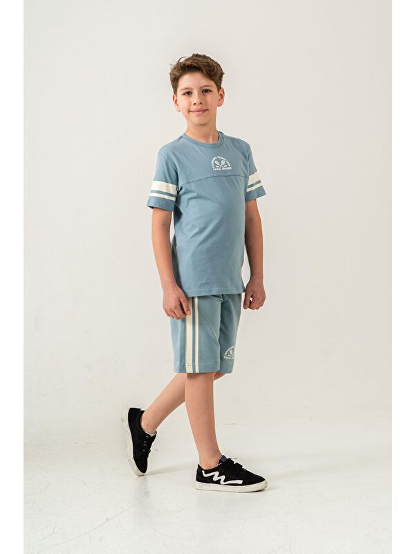 Mışıl Kids Champions Tennis Club Casual Division Baskılı  Erkek Çocuk Şort - Tişört Takımı