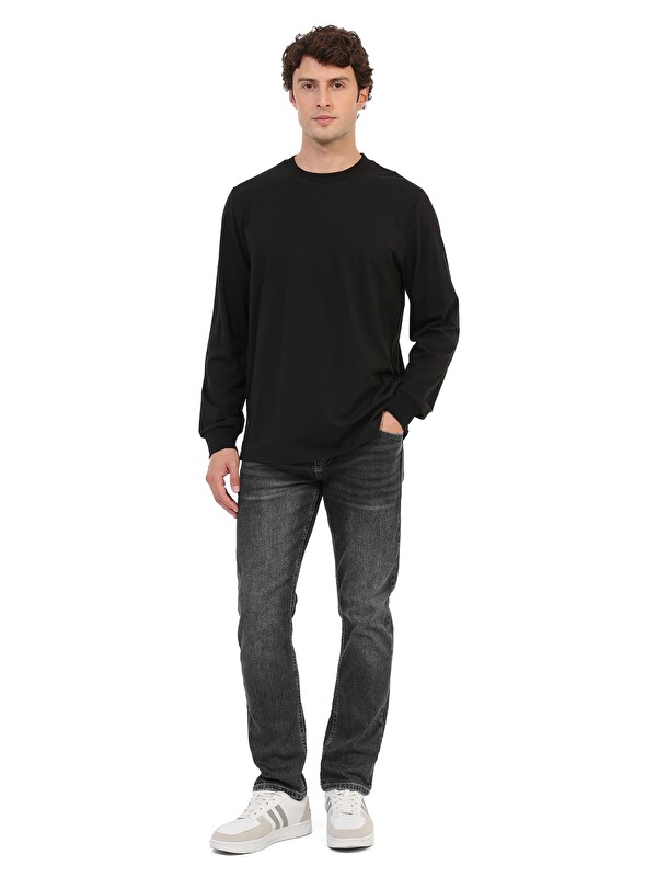 Kinetix Uzun Kol T-Shirt Erkek Siyah MB 14YUKOL