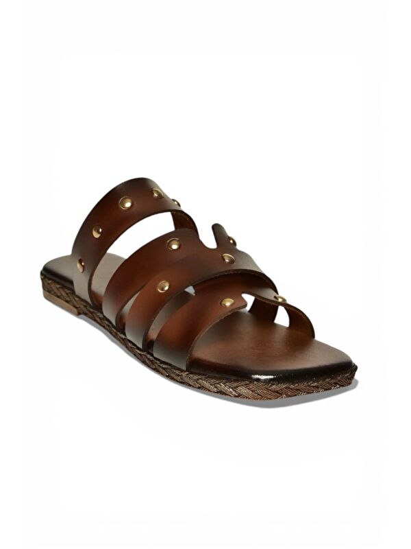 Fox Shoes Kahverengi Fox Shoes Terlik Kadın Y390755203