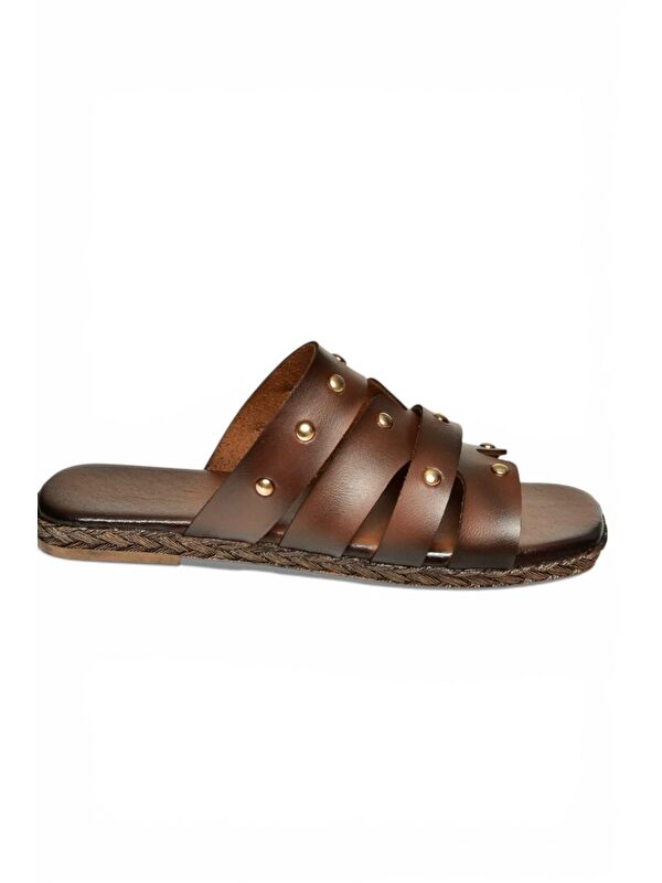 Fox Shoes Kahverengi Fox Shoes Terlik Kadın Y390755203