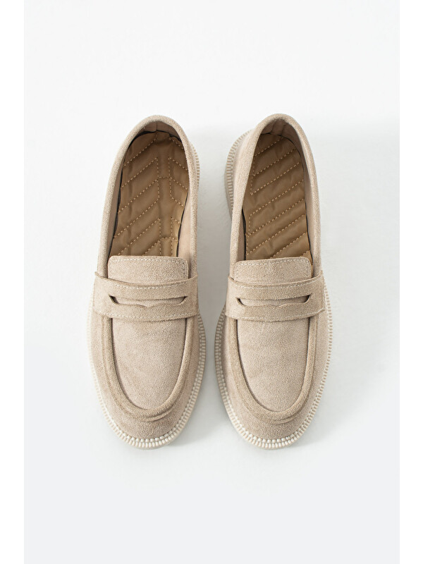 DUXAL SHOES Marlena Kadın Günlük Süet Loafer Ayakkabı