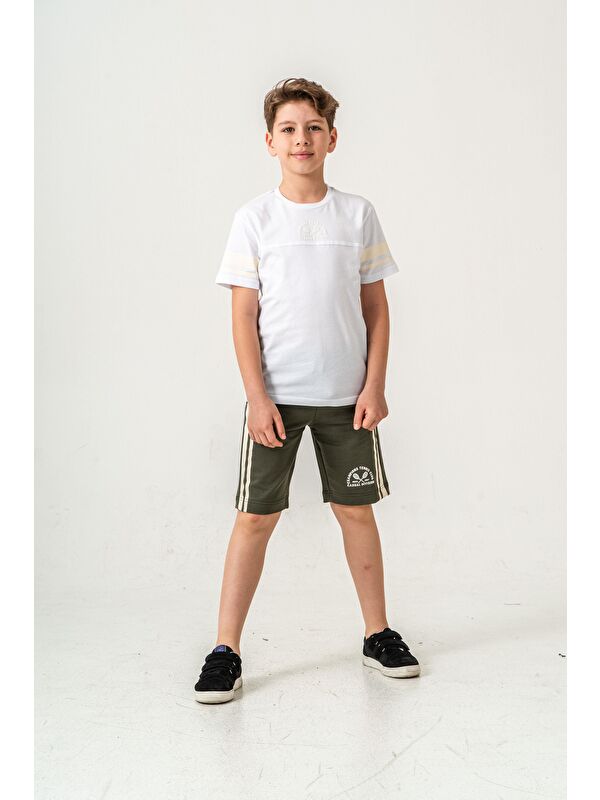Mışıl Kids Champions Tennis Club Casual Division Baskılı  Erkek Çocuk Şort - Tişört Takımı