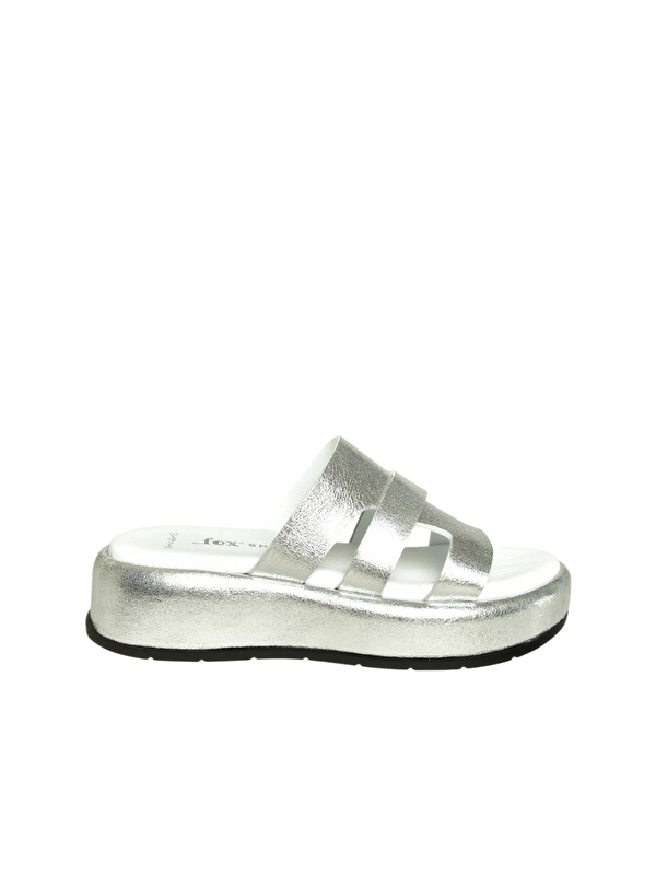 Fox Shoes Gümüş Kadın Terlik U2964440