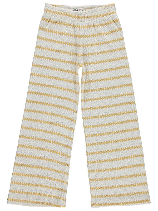 Civil Girls Bol Paça 10-13 Yaş Pantolon - Hardal