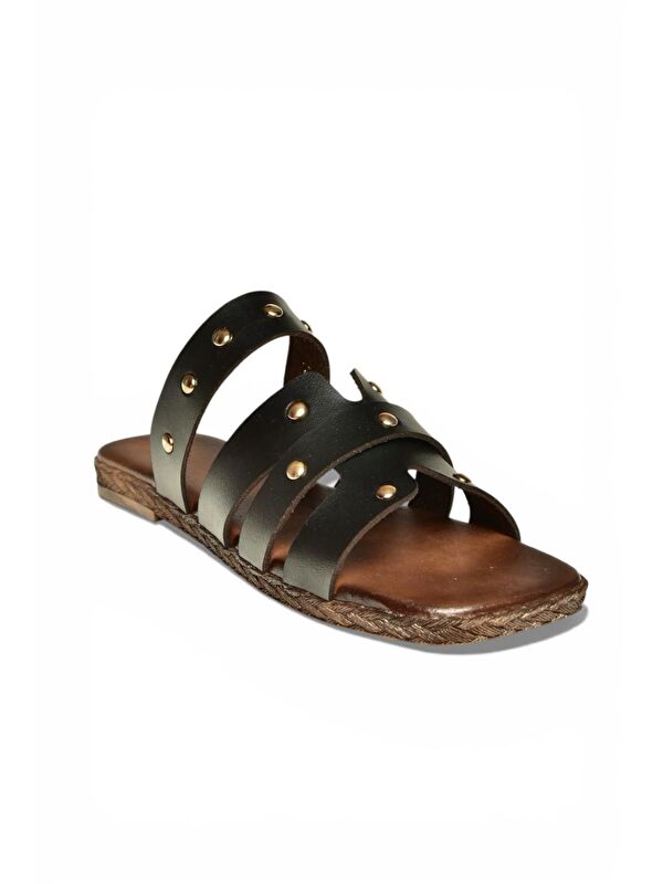 Fox Shoes Kahverengi Fox Shoes Terlik Kadın Y390755203