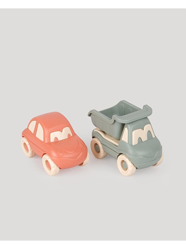 Let's Be Child Sevimli Minik Taşıtlar Kamyon Ve Araba-Somon-Petrol Yeşili