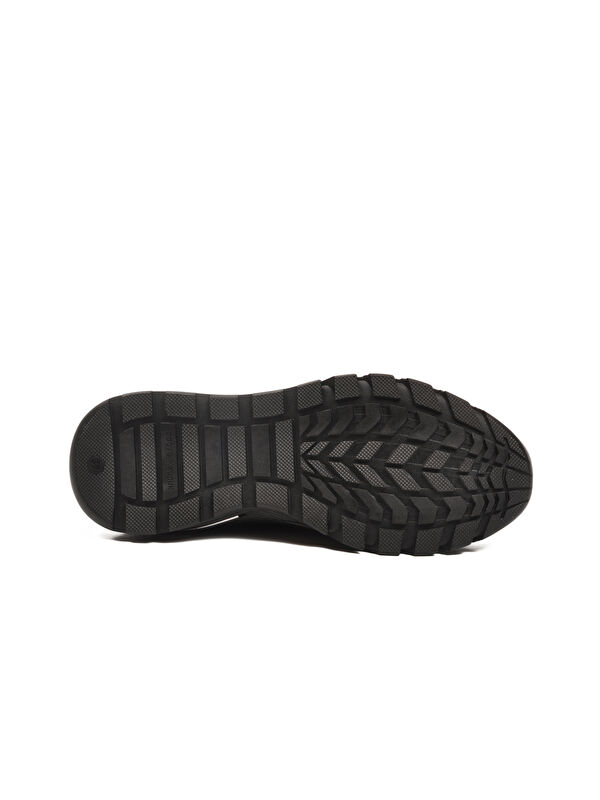 Siyah Nubuk Hakiki Deri Anatomik Kadın Casual Ayakkabı PLV061 Z - Görsel 6