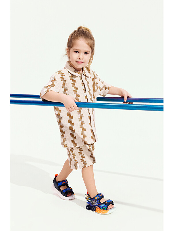 Vicco Kodi Işıklı Erkek Bebek Lacivert Sandalet