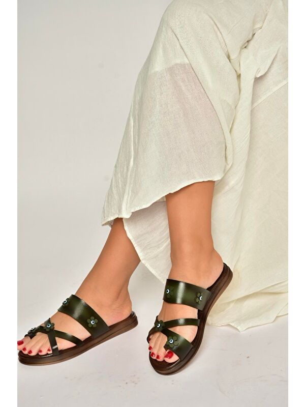 Fox Shoes Siyah Fox Shoes Terlik Kadın Y390022603