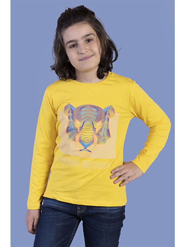 Toontoykids Erkek Çocuk Kabartma Baskılı Tişört