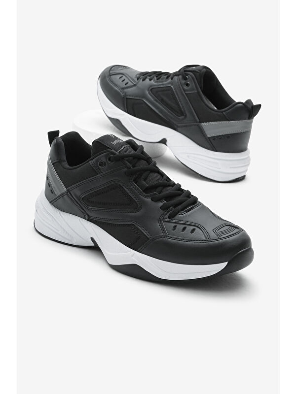 Tonny Black Siyah Tonny Black Poli Taban Unisex Yüksek Bağcıklı Spor Ayakkabı