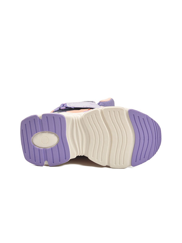 Pudra Cırtlı İçi Polarlı Soğuğa Dirençli Kaymaz Kız Çocuk Bot 2087 F - Görsel 6