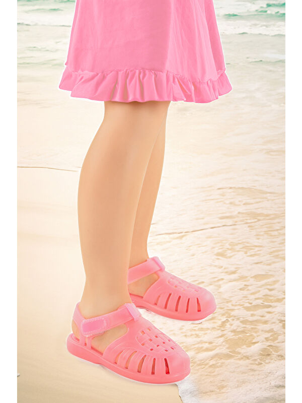 Fina Günlük Deniz Havuz Plaj Kız Çocuk Sandalet Ayakkabı - Görsel 4