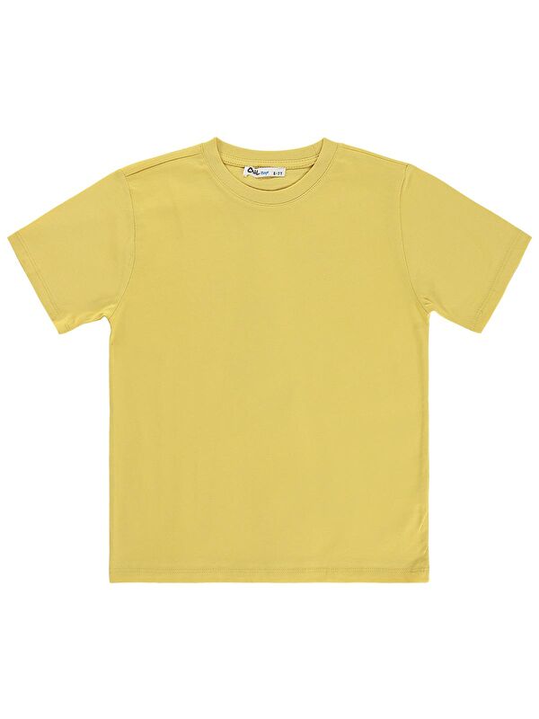 Civil Boys Basic 6-9 Yaş Tişört - Sarı