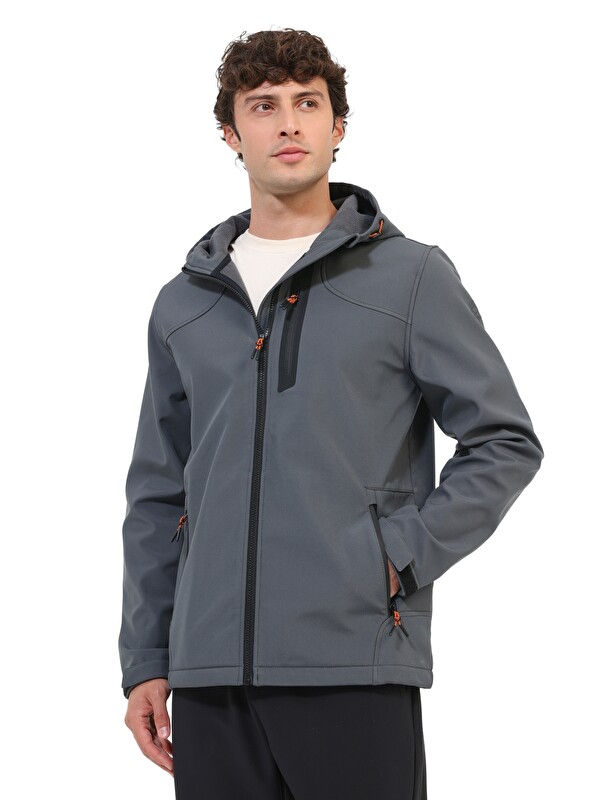 Lumberjack Softshell Erkek Antrasit ML NEW TREND 5GT17
