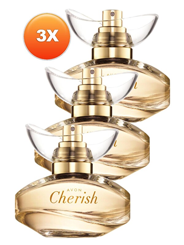 AVON Cherish Kadın Parfüm Edp 50 Ml. Üçlü Set