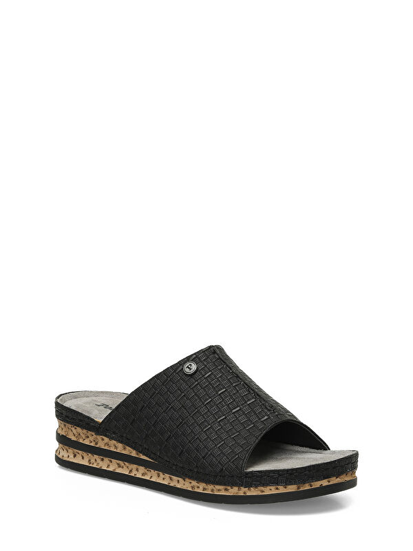 166952.BZ5FX Siyah Kadın Terlik - Görsel 3