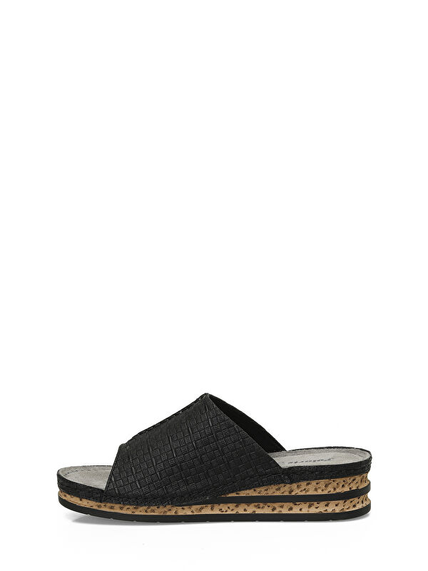 166952.BZ5FX Siyah Kadın Terlik - Görsel 4