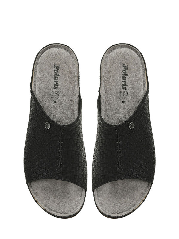 166952.BZ5FX Siyah Kadın Terlik - Görsel 5