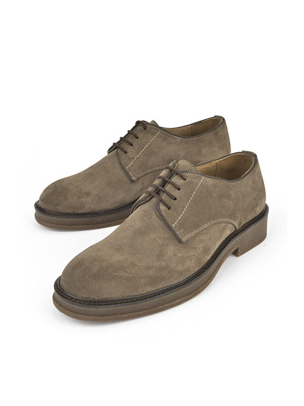 Erkek Hakiki Deri Ayakkabı 1431043Z0210 Vizon - Görsel 3