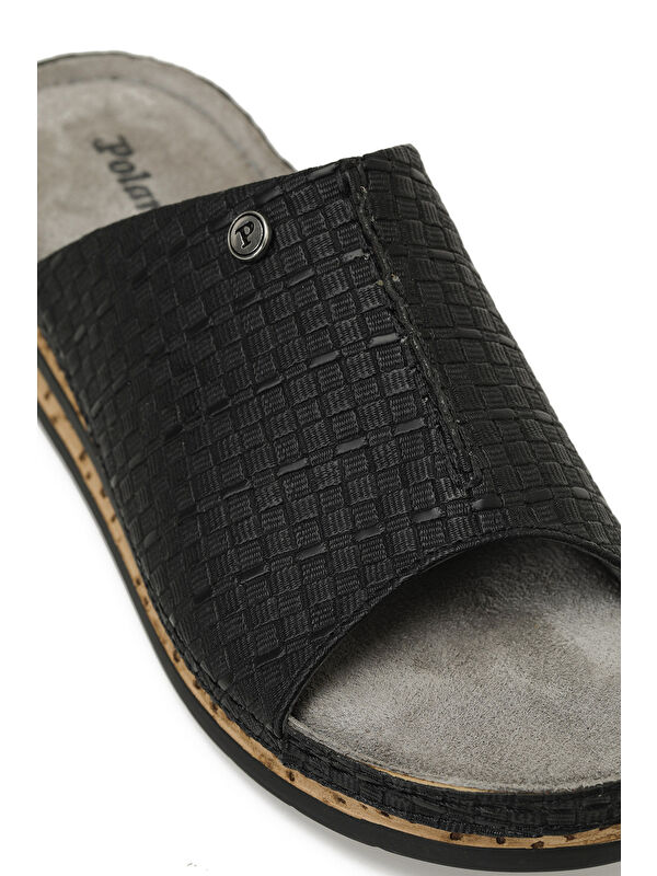 166952.BZ5FX Siyah Kadın Terlik - Görsel 8