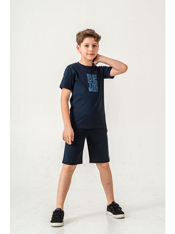 Mışıl Kids Be The Best Baskılı  Erkek Çocuk Şort - Tişört Takımı