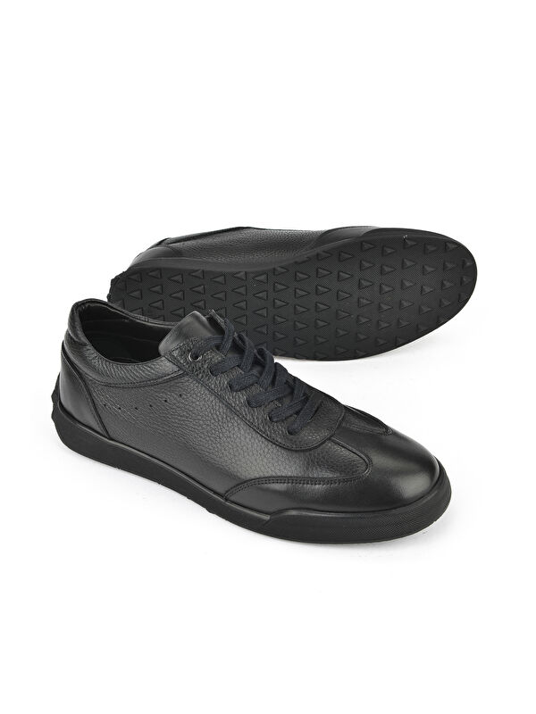 Erkek Hakiki Deri Ayakkabı 1511025Z2023 Siyah - Görsel 5