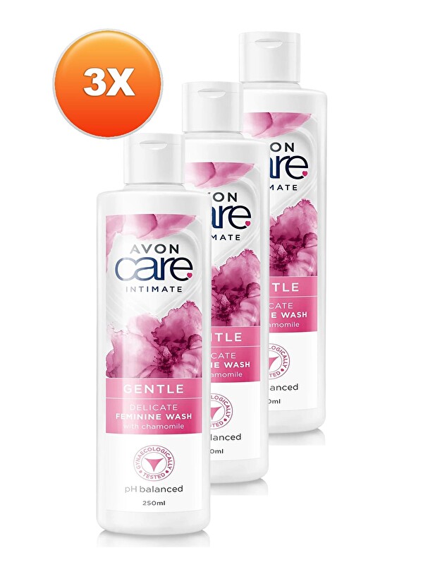 AVON Care Intimate Gentle Dış Genital Bölge Temizleyici 250 ml 3'lü