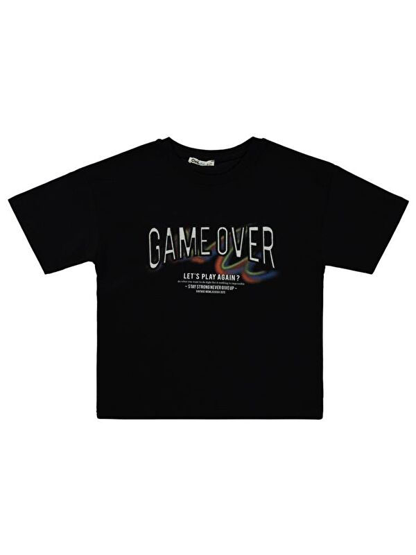Civil Boys Game Over Baskılı 10-13 Yaş Tişört