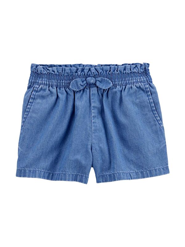 Carter's Küçük Kız Çocuk Denim Şort