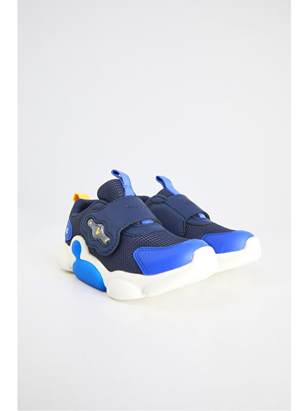 Gum Işıklı Erkek Çocuk Okul Öncesi Lacivert Spor Ayakkabı - Görsel 5