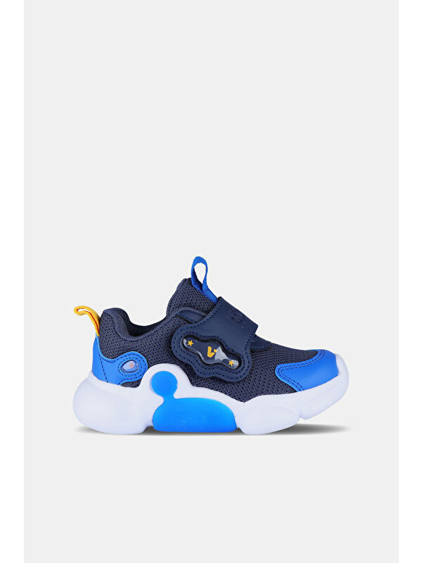 Gum Işıklı Erkek Çocuk Okul Öncesi Lacivert Spor Ayakkabı - Görsel 3