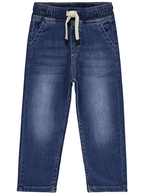 Civil Boys Bağcıklı Basic 2-5 Yaş Pantolon - Mavi