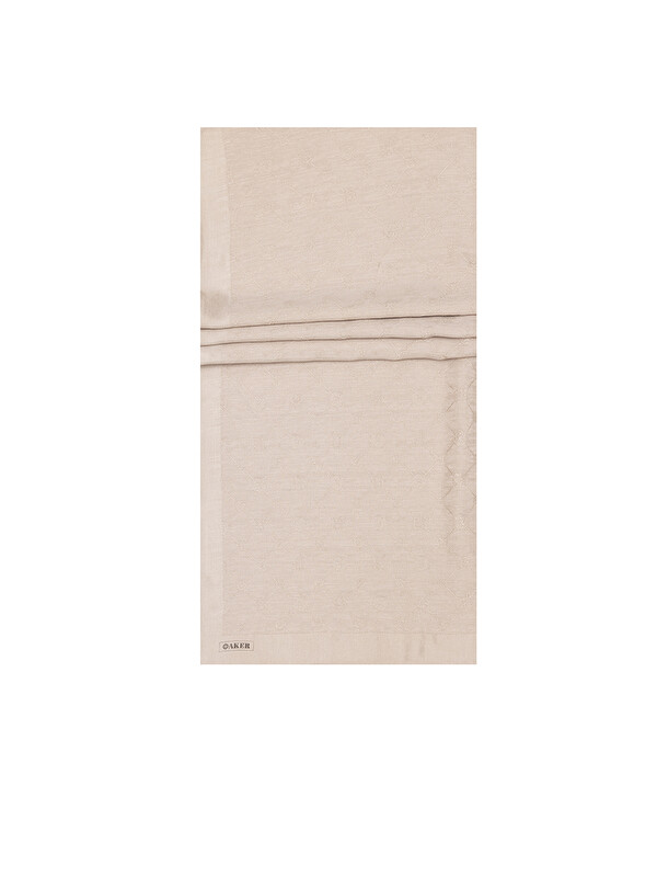 AKER Açık Bej 70X190 CM Koza Şal