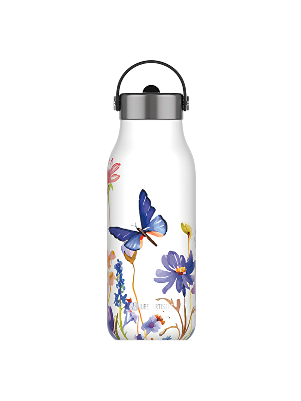 Les Artistes Paris Isı Yalıtımlı Çelik Termos 1000ml Floral Butterfly