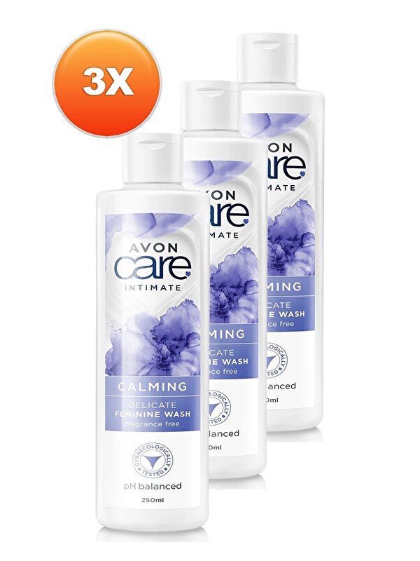 AVON Care Intimate Calming Dış Genital Bölge Temizleyici 250 ml 3'lü