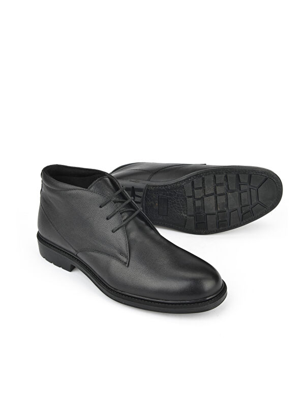 Erkek Hakiki Deri Bot 15319Z7074 Siyah - Görsel 3